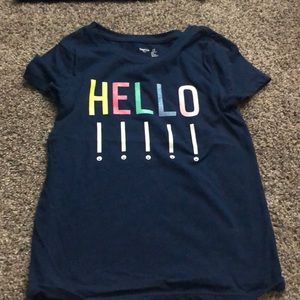 Gap Kids Hello!!!!! Shirt